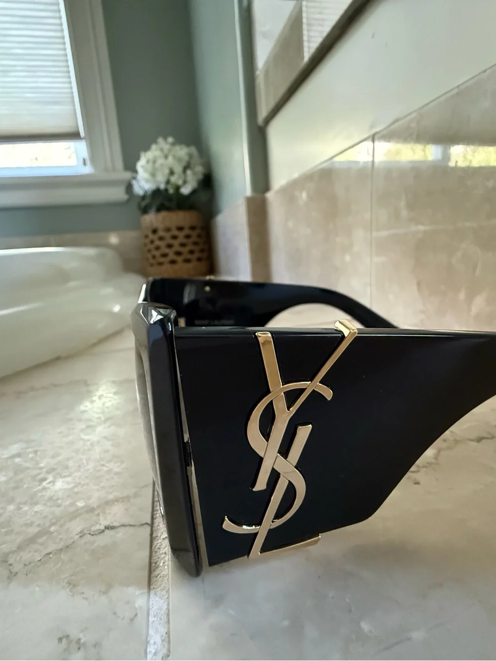 Saint Laurent Blaze 54mm Black Cat Eye Sunglasses